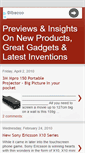 Mobile Screenshot of geekgizmos-gadget-invention.blogspot.com