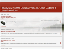 Tablet Screenshot of geekgizmos-gadget-invention.blogspot.com