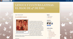 Desktop Screenshot of lenguayculturalatinaelblogde4deeso.blogspot.com