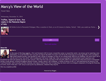 Tablet Screenshot of marcystravels.blogspot.com