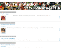 Tablet Screenshot of mytinystudio.blogspot.com