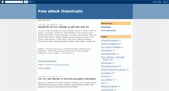Desktop Screenshot of ebookdownload.blogspot.com