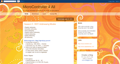 Desktop Screenshot of microcontroller4all.blogspot.com