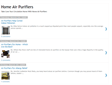 Tablet Screenshot of info-homeairpurifiers.blogspot.com