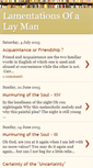 Mobile Screenshot of lamentationsofalayman.blogspot.com