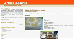 Desktop Screenshot of contentenacozinha.blogspot.com