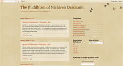 Desktop Screenshot of nichirensbuddhism.blogspot.com