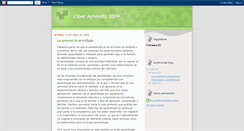 Desktop Screenshot of ciberaprendiz2009.blogspot.com