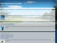 Tablet Screenshot of developpementdurablealex.blogspot.com