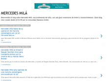 Tablet Screenshot of mercedesmilaweb.blogspot.com