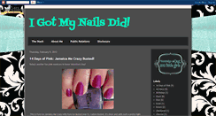 Desktop Screenshot of igotmynailsdid.blogspot.com