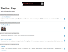Tablet Screenshot of hallowpropshop.blogspot.com