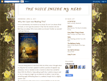 Tablet Screenshot of megan-voiceinsidemyhead.blogspot.com