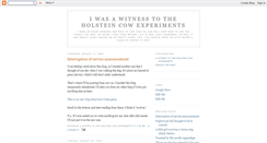 Desktop Screenshot of cowexperiments.blogspot.com