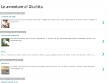 Tablet Screenshot of leavventuredigiuditta.blogspot.com