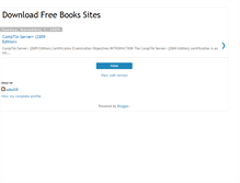 Tablet Screenshot of downloadfreebookssites.blogspot.com