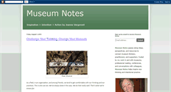 Desktop Screenshot of museumnotes.blogspot.com