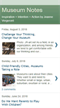Mobile Screenshot of museumnotes.blogspot.com