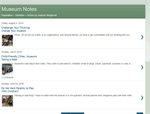 Tablet Screenshot of museumnotes.blogspot.com