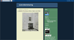 Desktop Screenshot of norskdiskriminering.blogspot.com