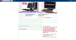 Desktop Screenshot of pcfreewaredownload.blogspot.com