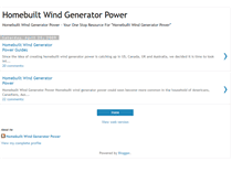 Tablet Screenshot of homebuiltwindgenerator-power.blogspot.com