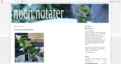 Desktop Screenshot of noennotater.blogspot.com