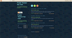 Desktop Screenshot of frankticknerfanclub.blogspot.com