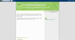 Desktop Screenshot of free-diabetic-supply.blogspot.com