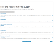 Tablet Screenshot of free-diabetic-supply.blogspot.com