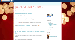 Desktop Screenshot of patienceamber.blogspot.com