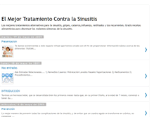 Tablet Screenshot of mejortratamientosinusitis.blogspot.com