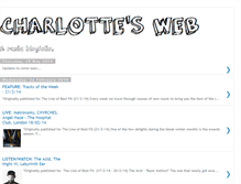 Tablet Screenshot of charlottes-music-web.blogspot.com