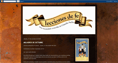 Desktop Screenshot of leccionesdefeteatro.blogspot.com