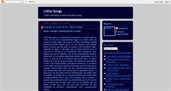 Desktop Screenshot of littlesongswesing.blogspot.com