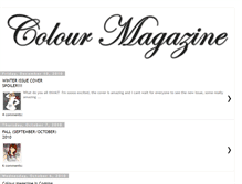 Tablet Screenshot of colourmagazinehome.blogspot.com