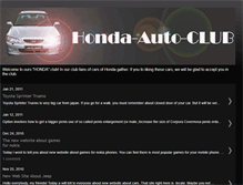 Tablet Screenshot of honda-auto-club.blogspot.com