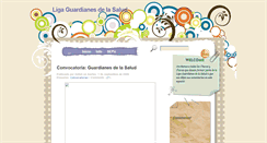 Desktop Screenshot of guardianesdelasalud.blogspot.com