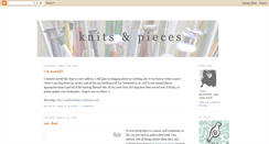 Desktop Screenshot of knits-and-pieces.blogspot.com