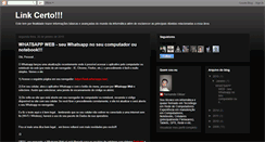 Desktop Screenshot of linkcertoinformatica.blogspot.com