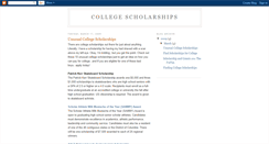 Desktop Screenshot of mycollegescholarship.blogspot.com