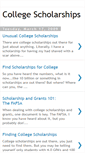 Mobile Screenshot of mycollegescholarship.blogspot.com