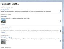 Tablet Screenshot of doctormisfit.blogspot.com