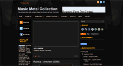 Desktop Screenshot of musicmetalcollection.blogspot.com