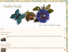 Tablet Screenshot of heather-beads.blogspot.com