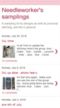 Mobile Screenshot of needleworkerssamplings.blogspot.com