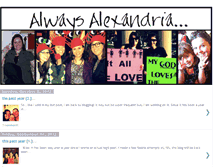 Tablet Screenshot of alwaysalexandria.blogspot.com