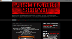 Desktop Screenshot of nightmaresoundlab.blogspot.com