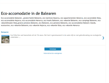 Tablet Screenshot of ecovakantiesbalearen.blogspot.com