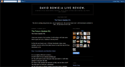 Desktop Screenshot of davidbowiealivereview.blogspot.com